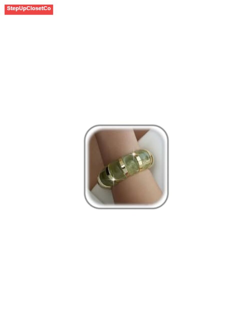 Chunky Acrylic Bangle Bracelet for Women